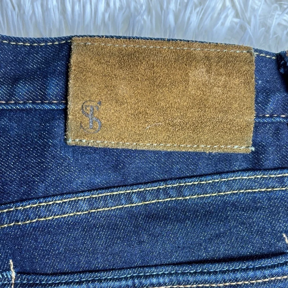 Todd Snyder Jeans Mens 35X32 Indigo Slim Fit Stretch Rinse Wash Denim 5-Pocket
